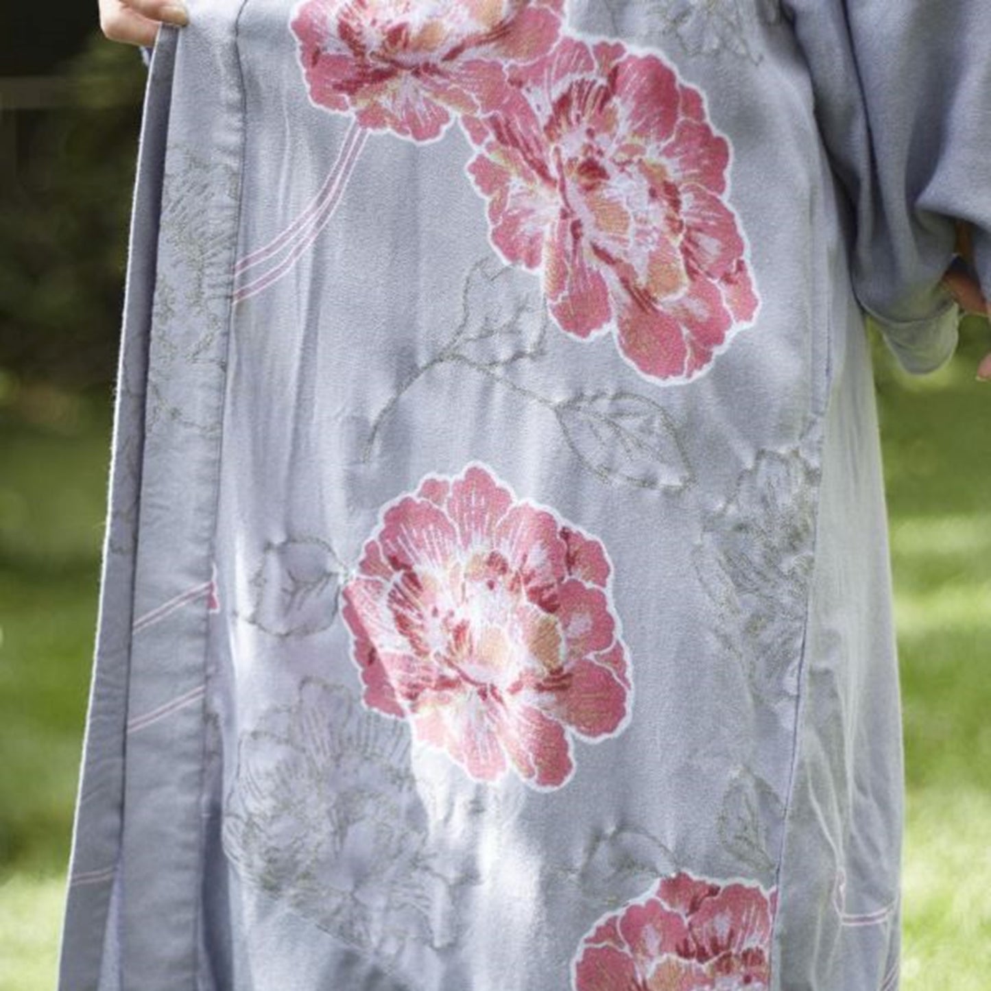 倭物やカヤ ささらぎ花模様羽織 UVカット加工