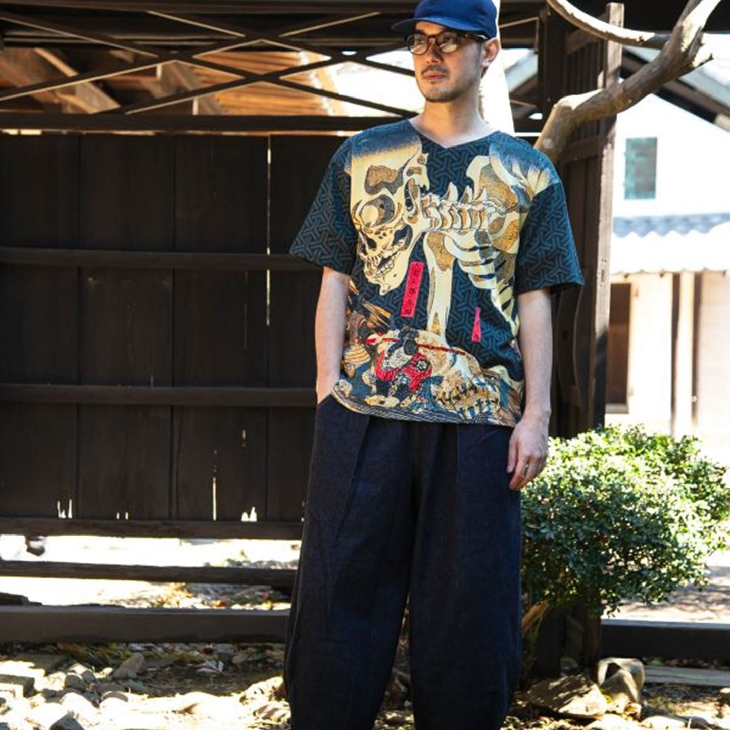 倭物やカヤ 浮世絵Tシャツ