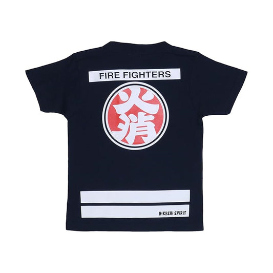 HiKESHi SPiRiT OD火消 キッズ Tシャツ ネイビー