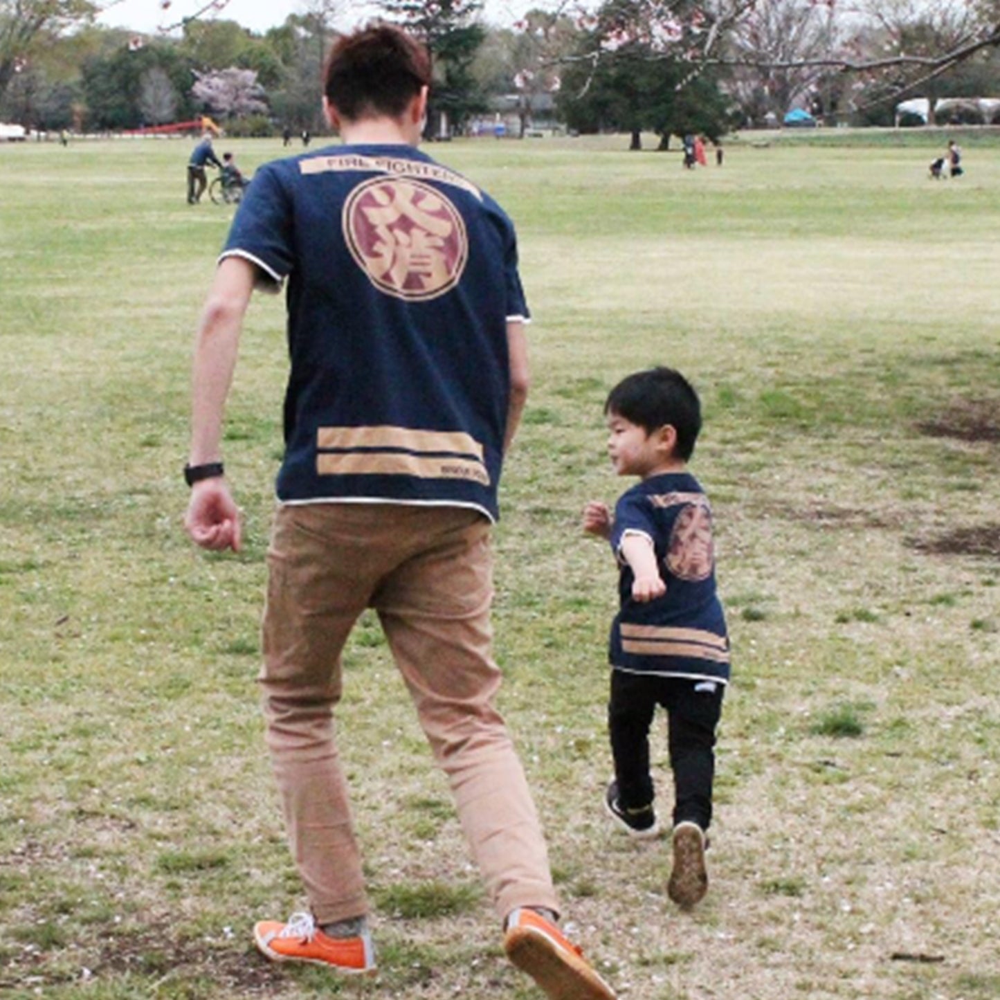HiKESHi SPiRiT 抜染OD火消 Tシャツ