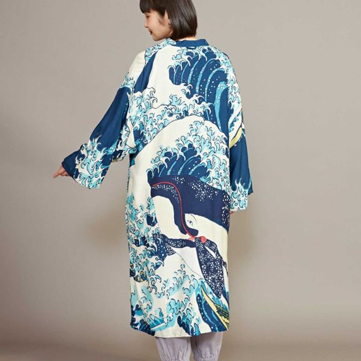 倭物やカヤ 浮世絵羽織 UVカット加工
