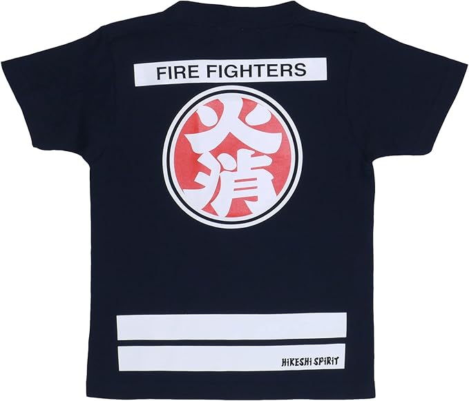 HiKESHi SPiRiT OD火消 キッズ Tシャツ ネイビー