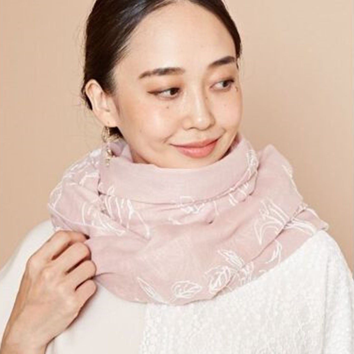 倭物やカヤ 花笑みストール