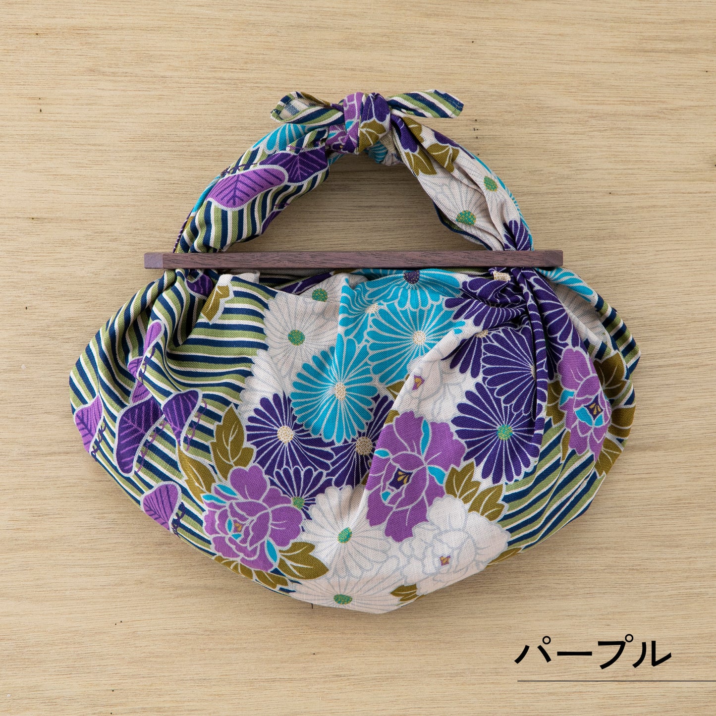 Noren Furoshiki Patchin Bag Set (Medium 70cm) Retro Flower