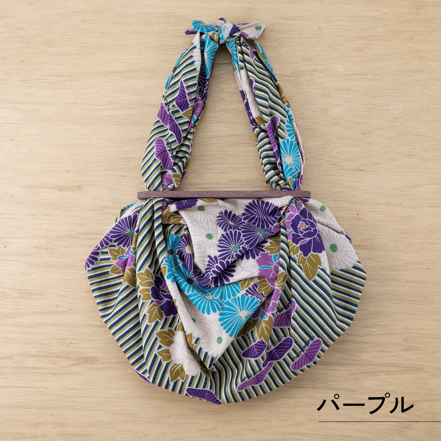 Noren Furoshiki Patchin Bag Set (Large 100cm) Retro Flower