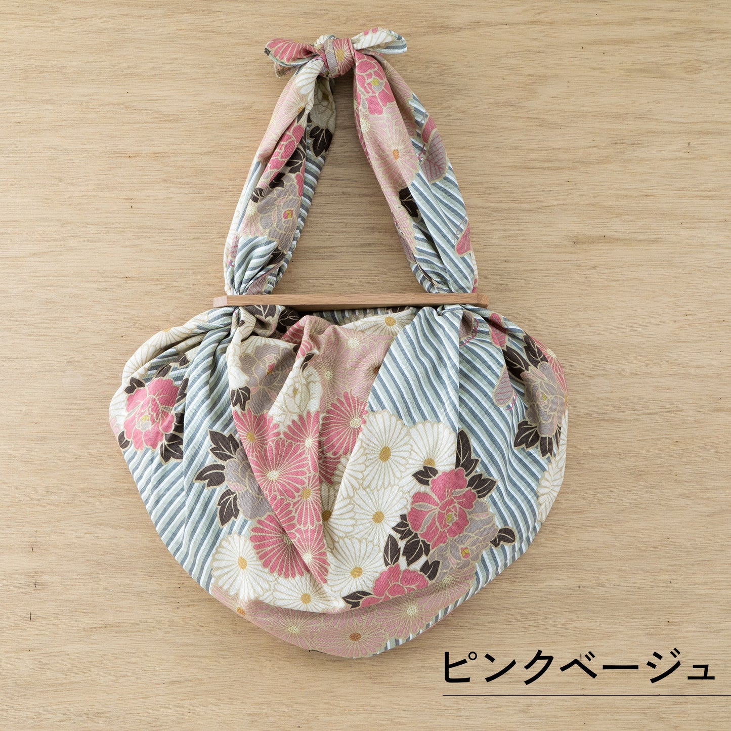 Noren Furoshiki Patchin Bag Set (Large 100cm) Retro Flower