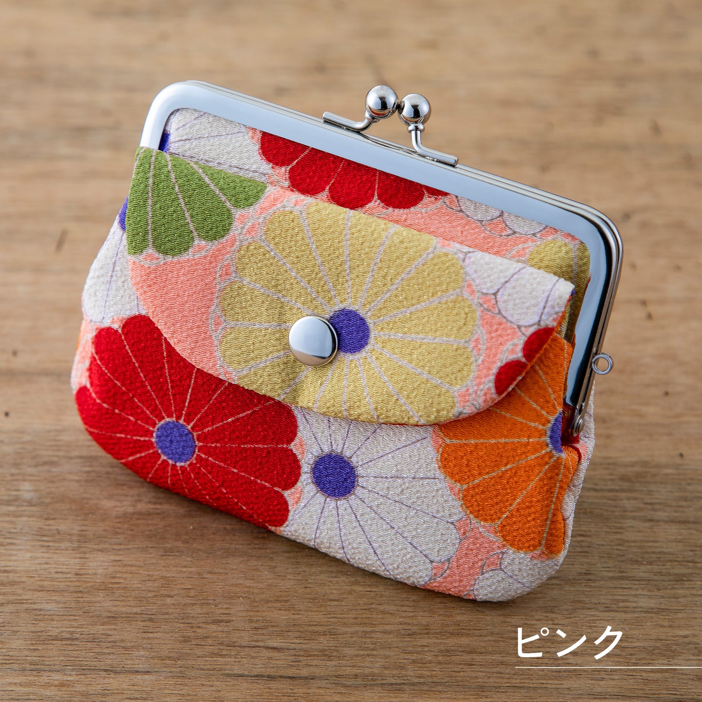 のレン 親子がま口財布 菊華