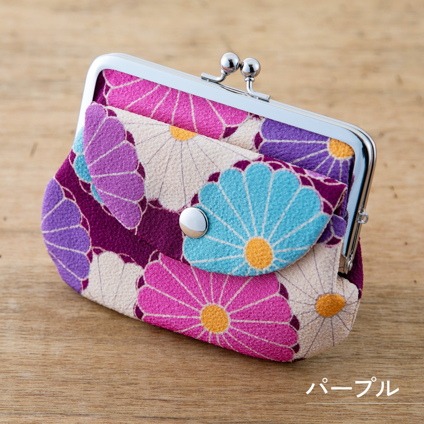 のレン 親子がま口財布 菊華