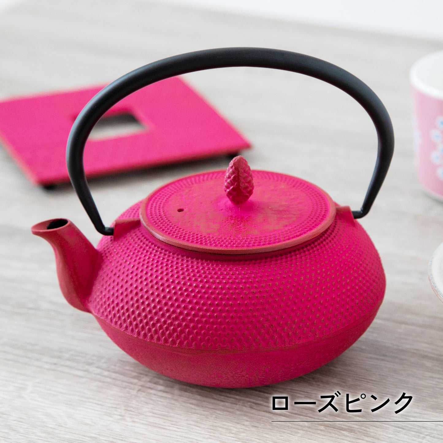 ロジアソシエイツ 南部鉄器 急須 アラレ 0.6L