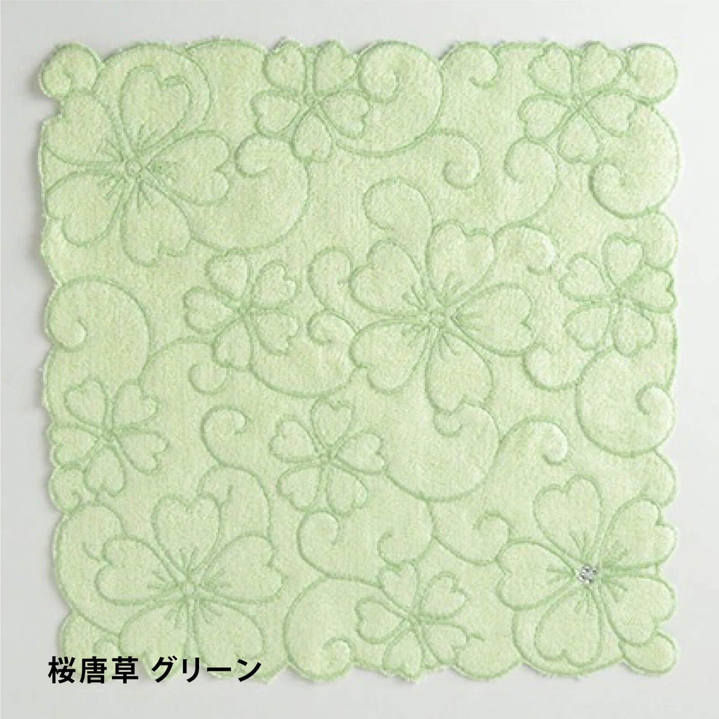 のレン 竹タオル / レーヨン(竹繊維)70% 綿 30% 約24cm×24cm タオルハンカチ