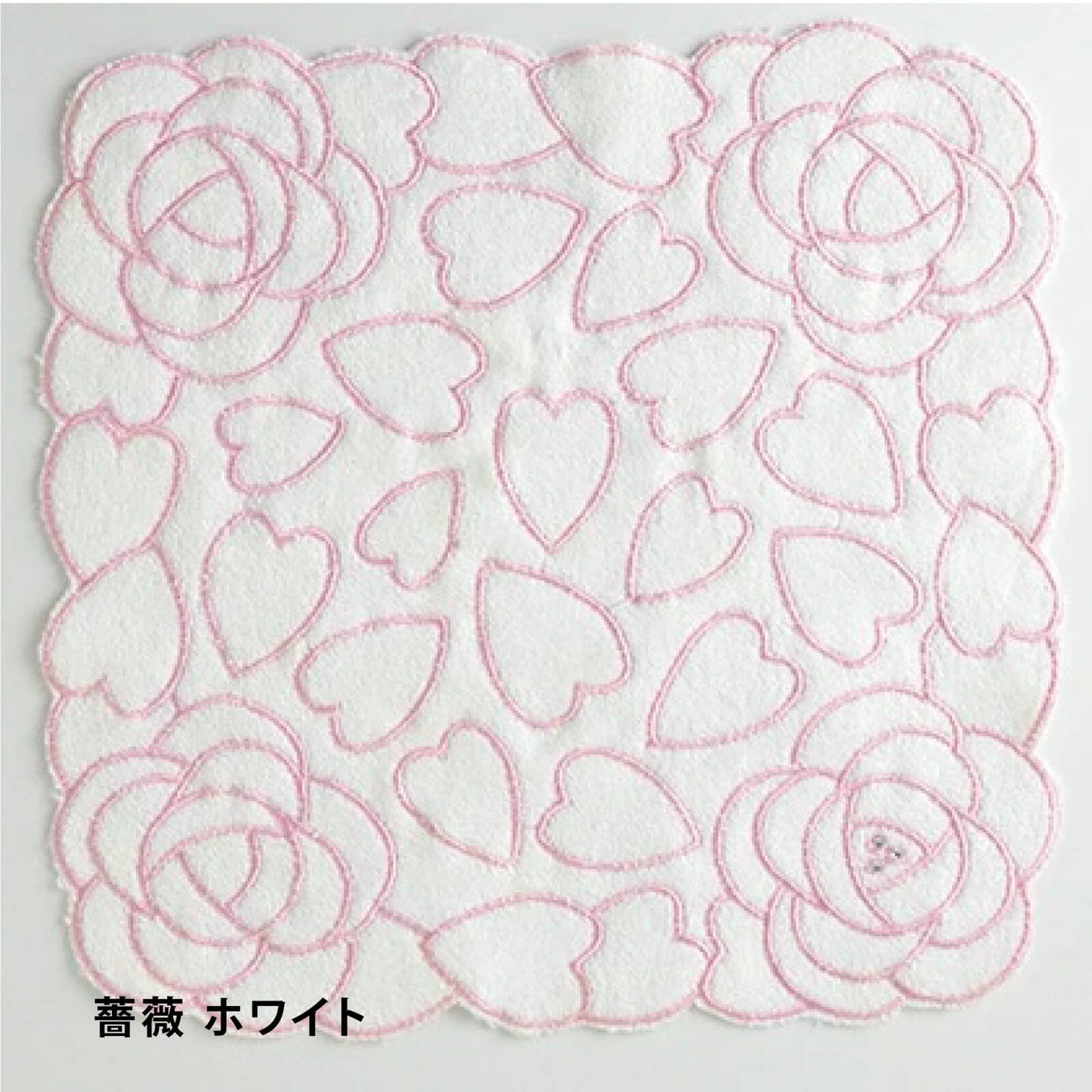 のレン 竹タオル / レーヨン(竹繊維)70% 綿 30% 約24cm×24cm タオルハンカチ