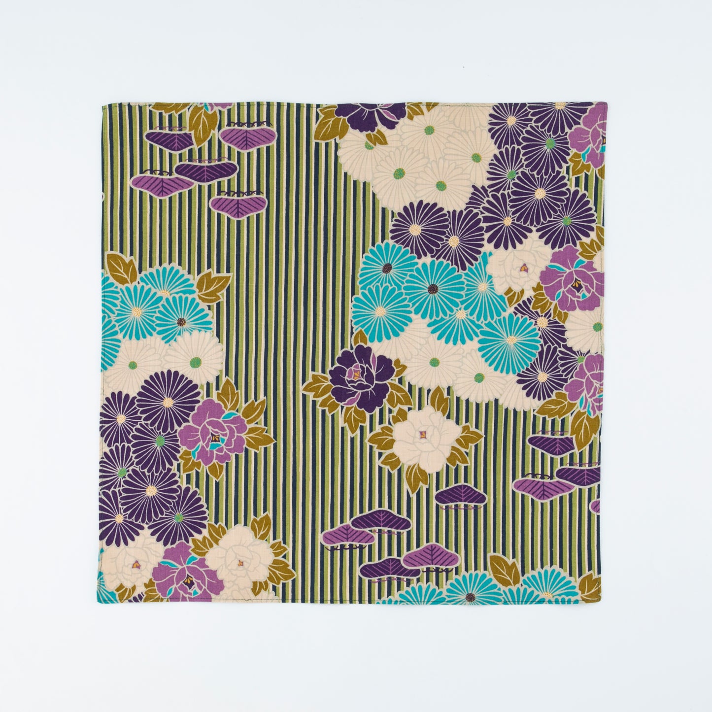 のレン 風呂敷 レトロフラワー / 100cm 70cm 50cm 綿100%