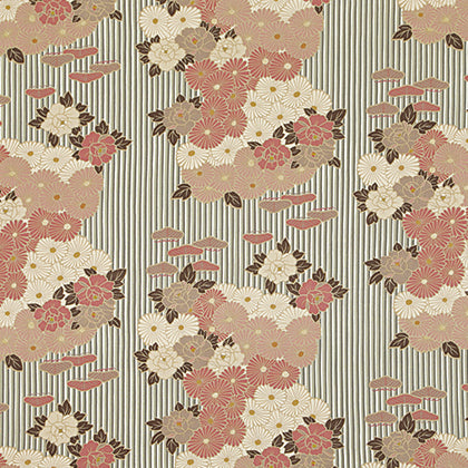のレン 風呂敷 レトロフラワー / 100cm 70cm 50cm 綿100%
