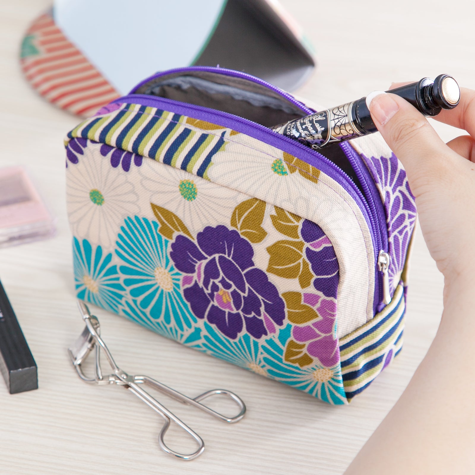 のレン ボックスポーチ レトロフラワー – NOREN JAPAN 公式通販