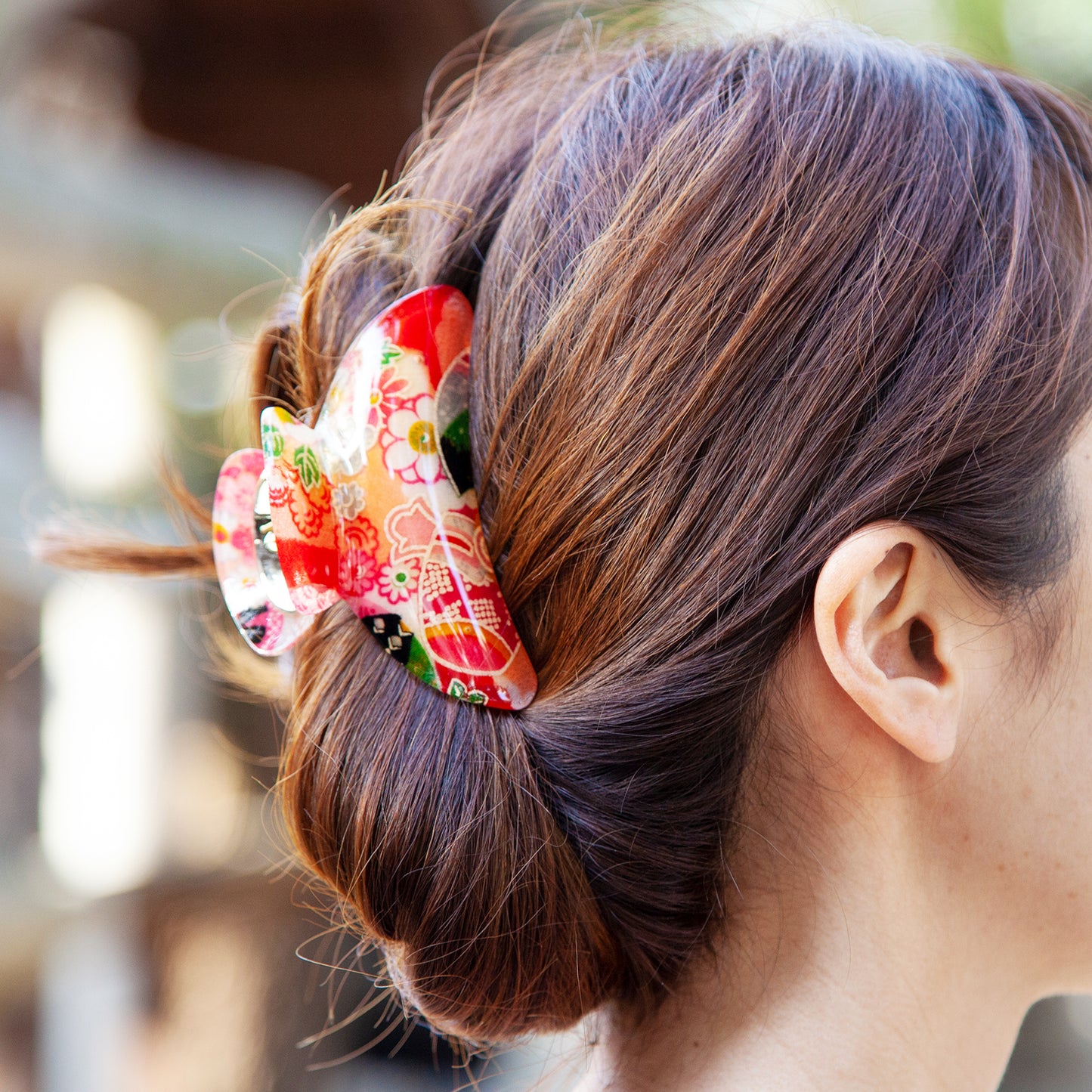 のレン バンス 大 / アクリル ヘアクリップ NDシリーズ