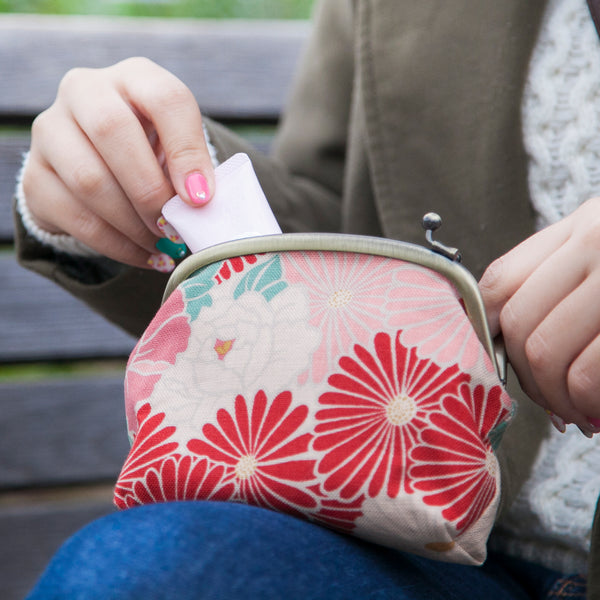 のレン がま口ポーチ レトロフラワー – NOREN JAPAN 公式通販