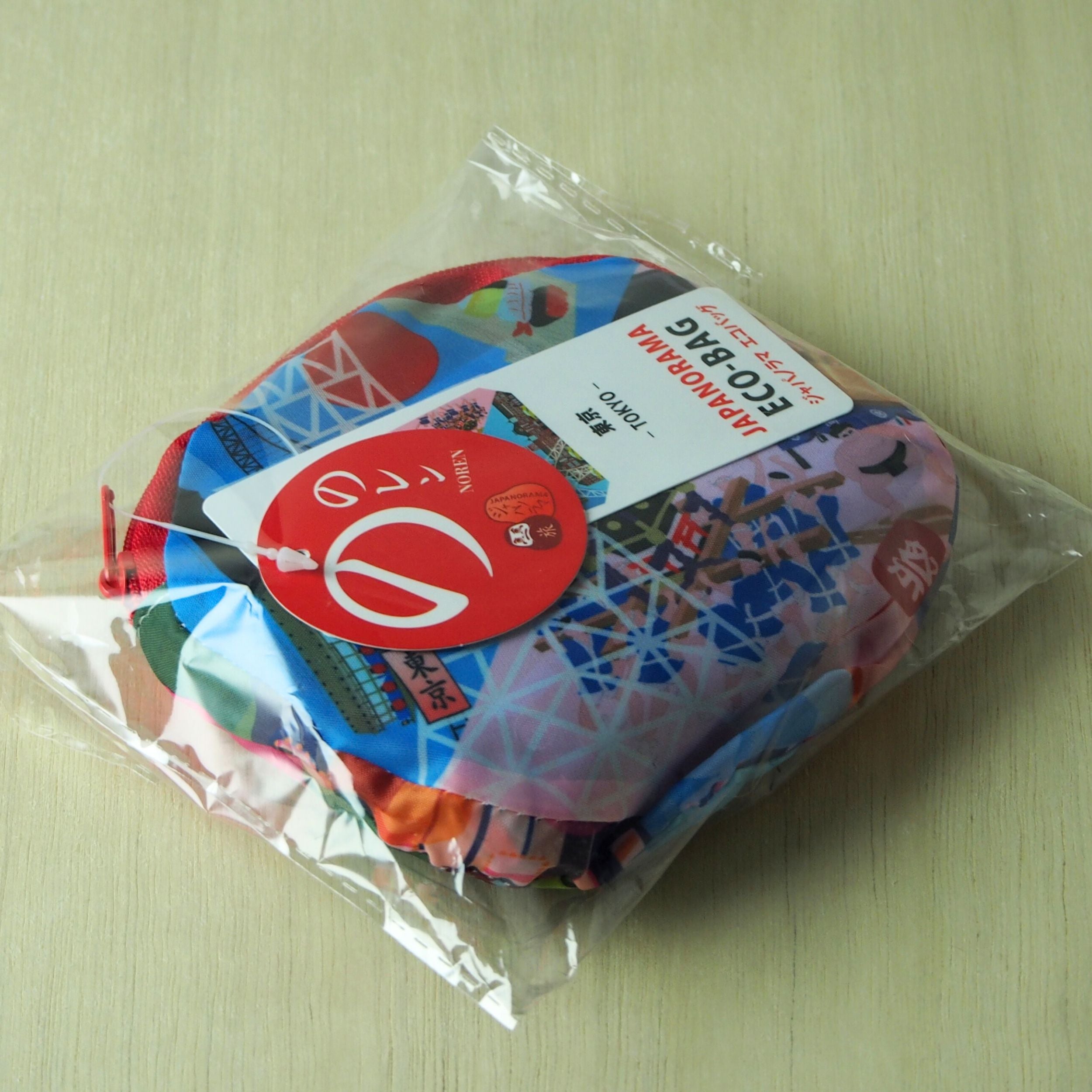 のレン ジャパノラマ ご当地柄 エコバッグ / 収納ポーチ付き