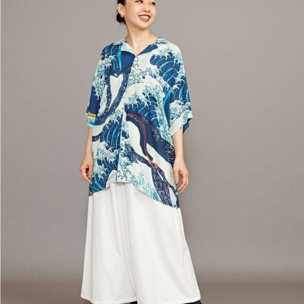 倭物やカヤ 浮世絵シャツ