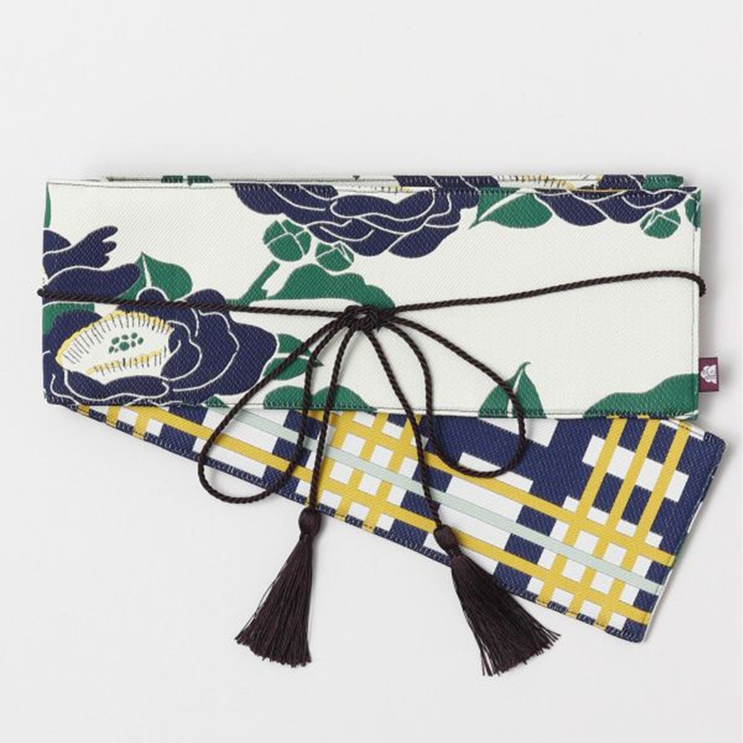 倭物やカヤ 文様帯ベルト リバーシブル