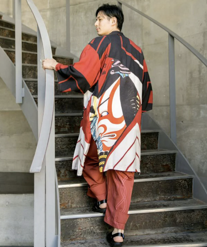 倭物やカヤ 浮世絵羽織 UVカット加工