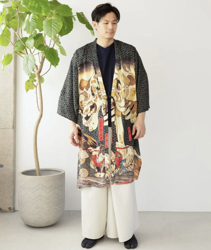 倭物やカヤ 浮世絵羽織 UVカット加工