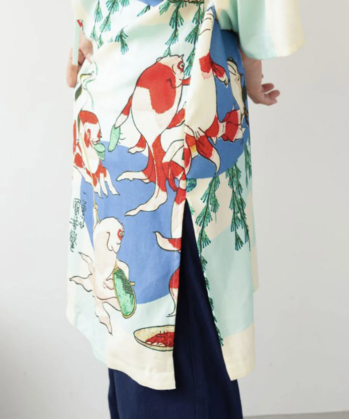 倭物やカヤ 浮世絵羽織 UVカット加工