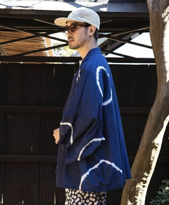 倭物やカヤ 爽涼メンズ羽織 UVカット加工