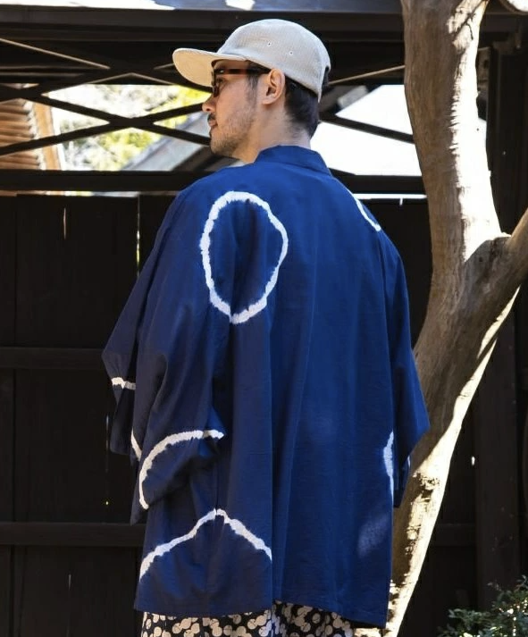 倭物やカヤ 爽涼メンズ羽織 UVカット加工