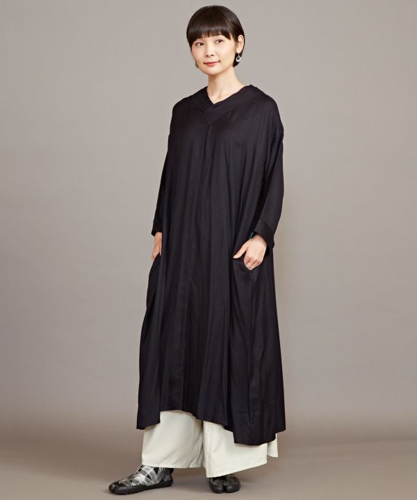 倭物やカヤ 花ざかり八掛ワンピース