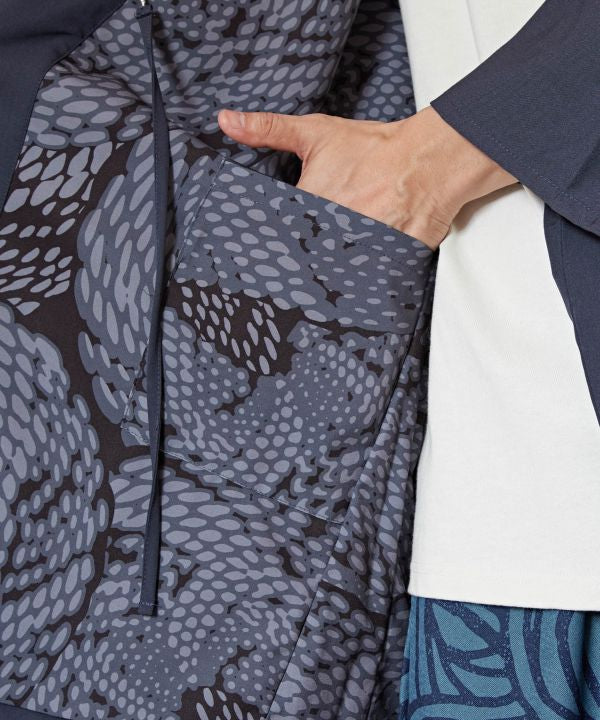 倭物やカヤ鱗紋裏勝りメンズ羽織