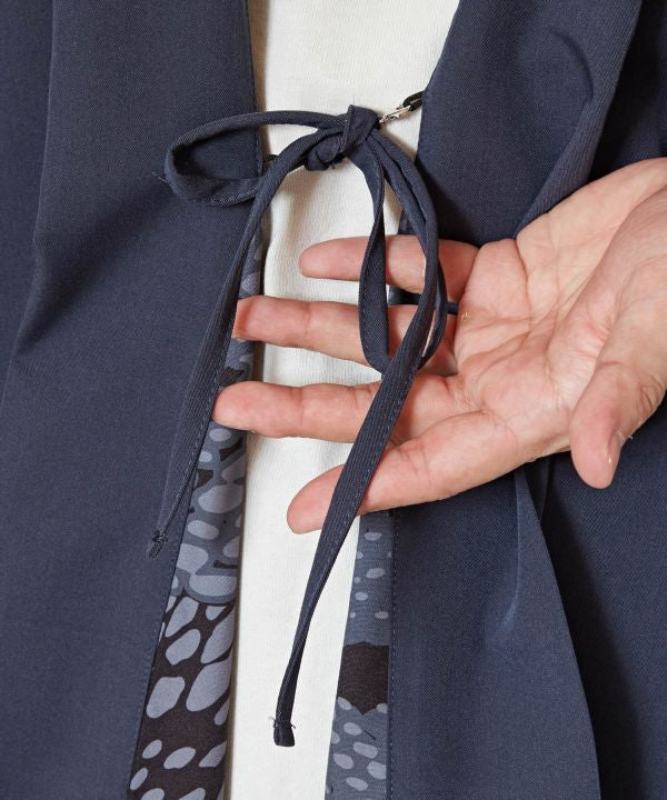 倭物やカヤ鱗紋裏勝りメンズ羽織