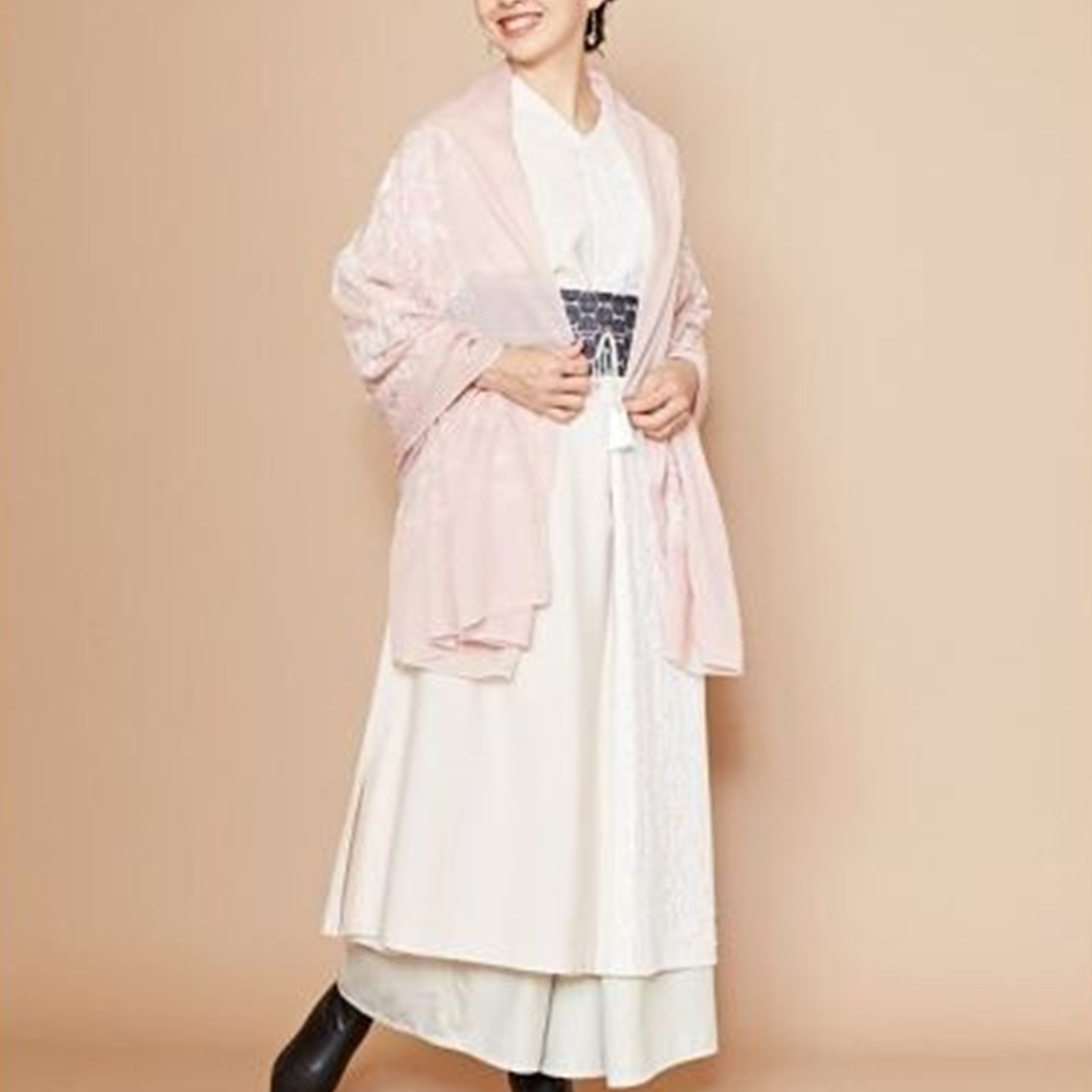 倭物やカヤ 花笑みストール