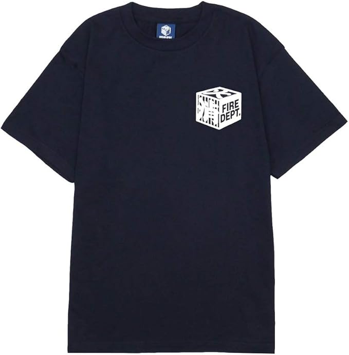 HiKESHi SPiRiT NEW 抜染OD火消Tシャツ ネイビー