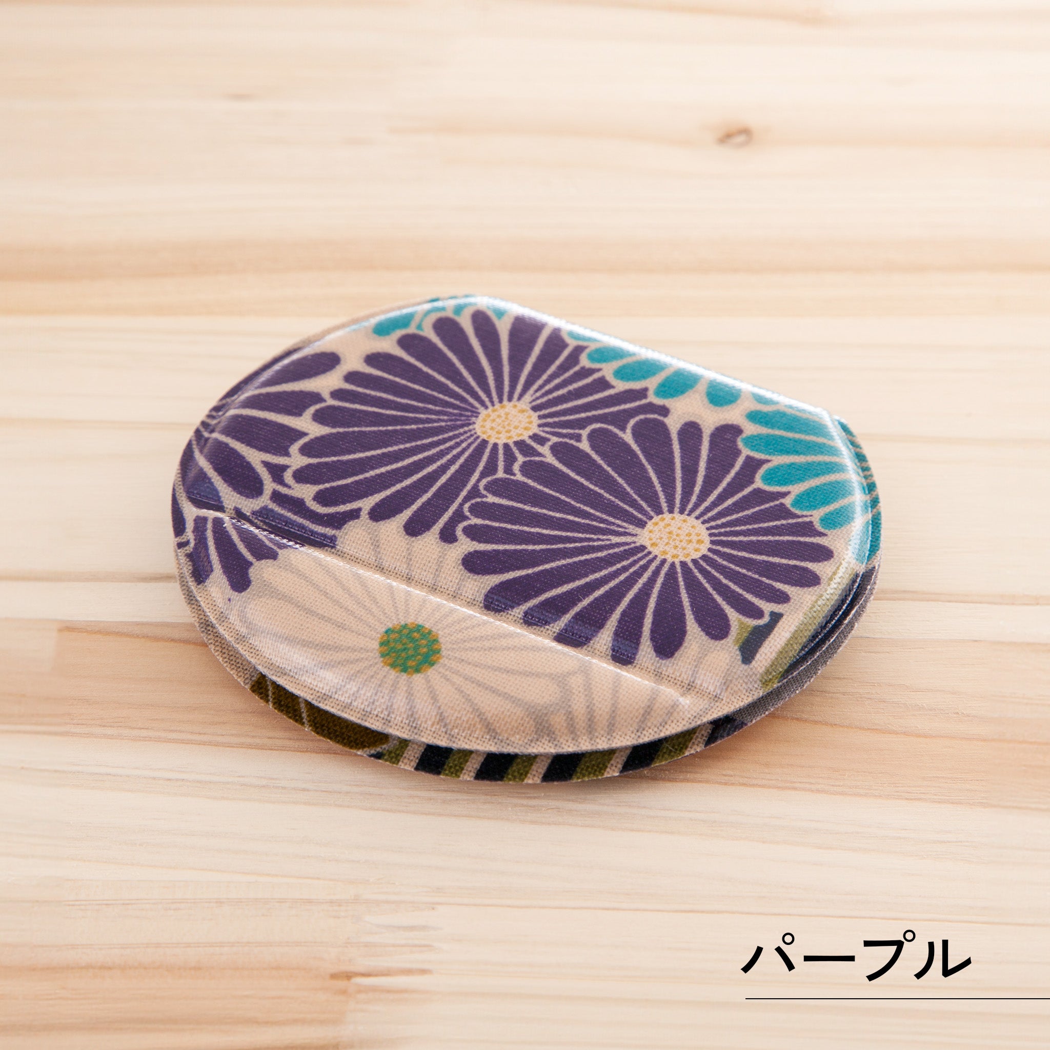 のレン スタンドミラー レトロフラワー / 折り畳み式 卓上鏡