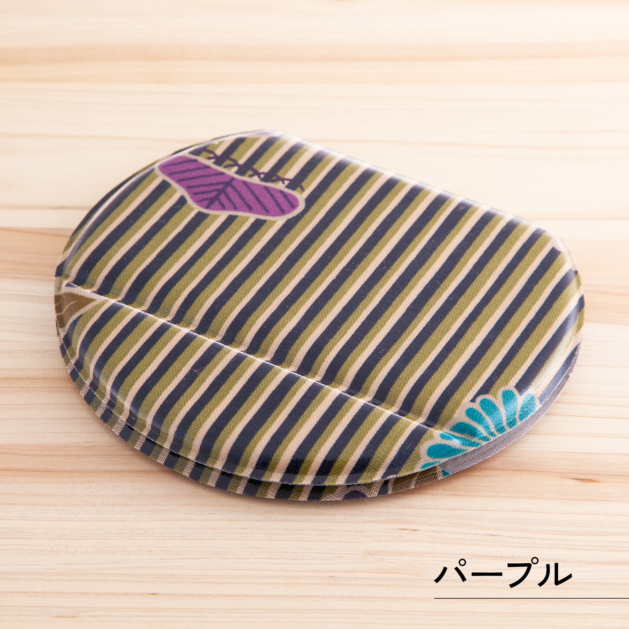のレン スタンドミラー レトロフラワー 大 / 折り畳み式 卓上鏡