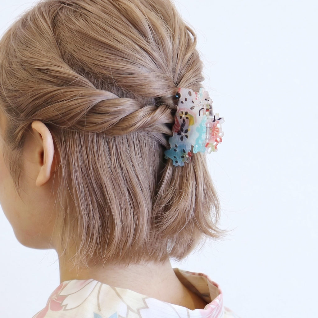のレン バンスクリップ 小 182 サクラ / ヘアアクセサリー ヘアクリップ