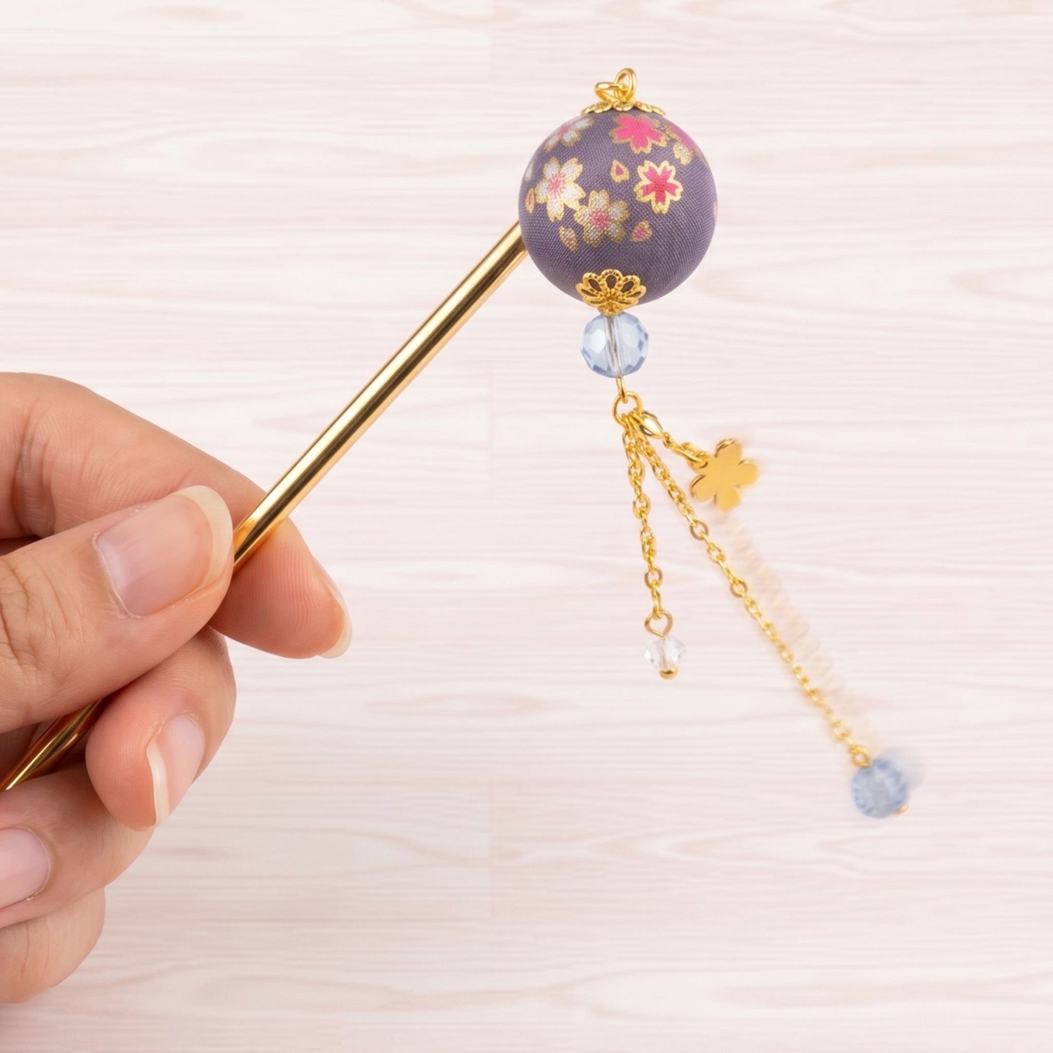 のレン 桜玉 かんざし / 1本挿し ヘアアクセサリー – NOREN JAPAN 公式通販
