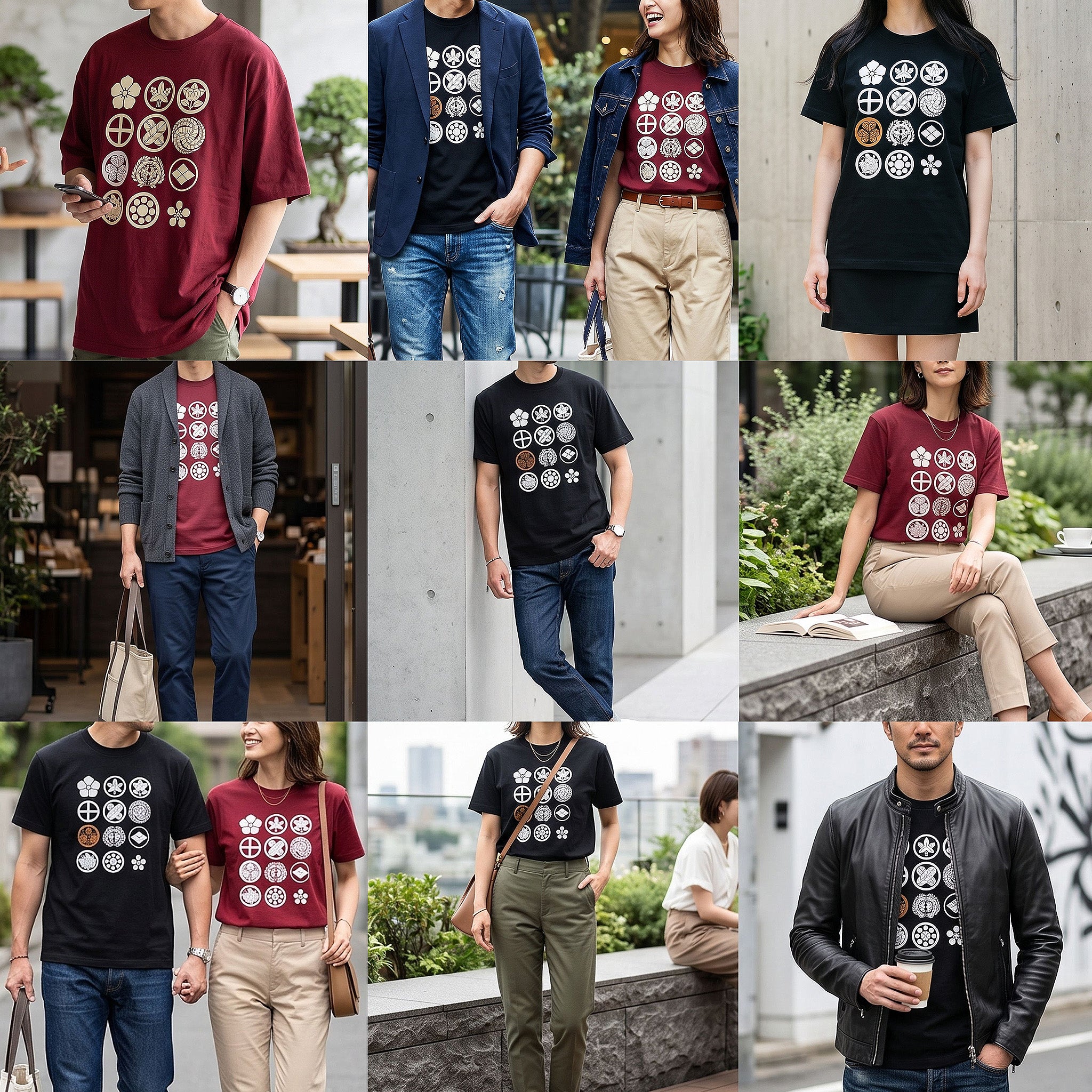 のレン Tシャツ ( 家紋 ) / ユニセックス M～3XL