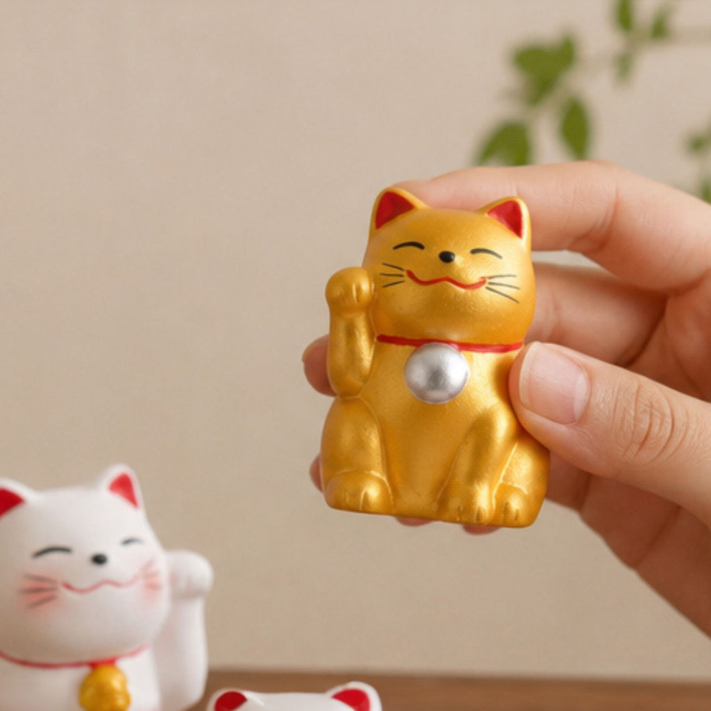 のレン 招き猫おみくじ 5体セット