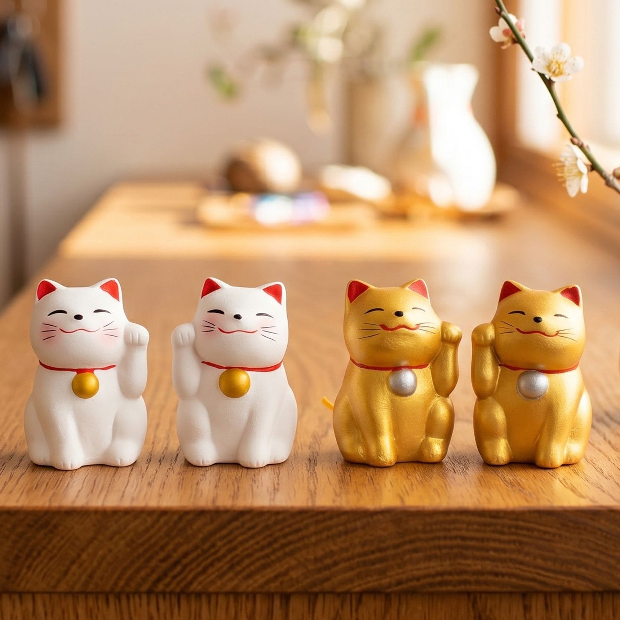 おみくじ台の猫 のレン 招き猫おみくじ 5体セット – NOREN JAPAN 公式通販