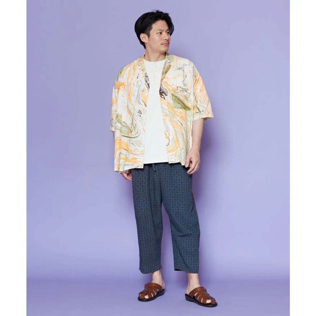 倭物やカヤ 和小紋メンズパンツ