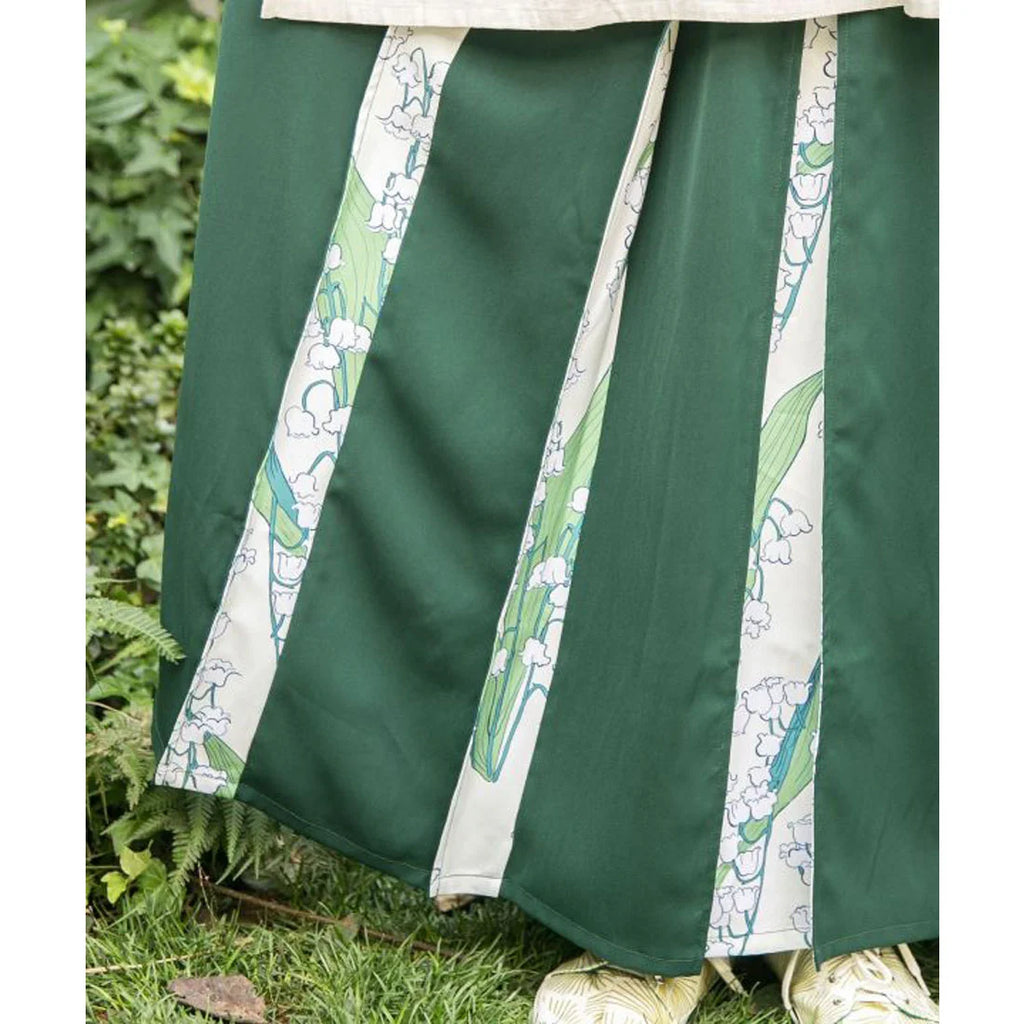 倭物やカヤ 四季の春風八掛スカート