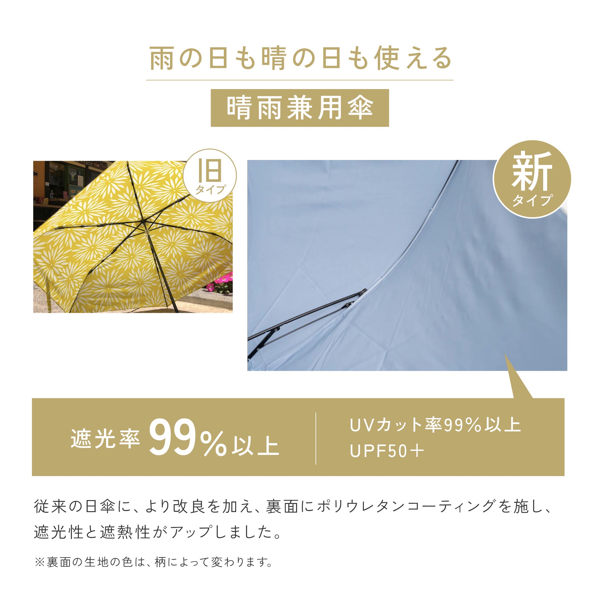 かまわぬ 折りたたみ日傘 / 晴雨兼用
