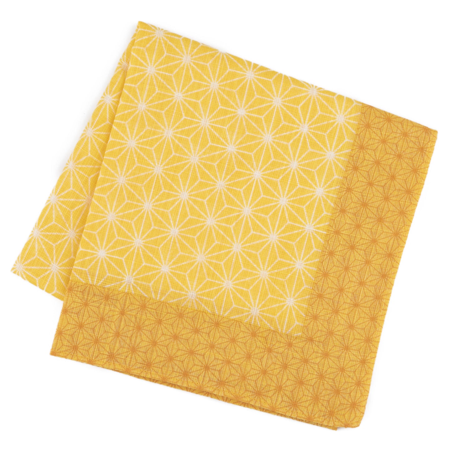 のレン 吉祥 ふし糸織ハンカチ / 綿100% 50×50cm レディースハンカチ　