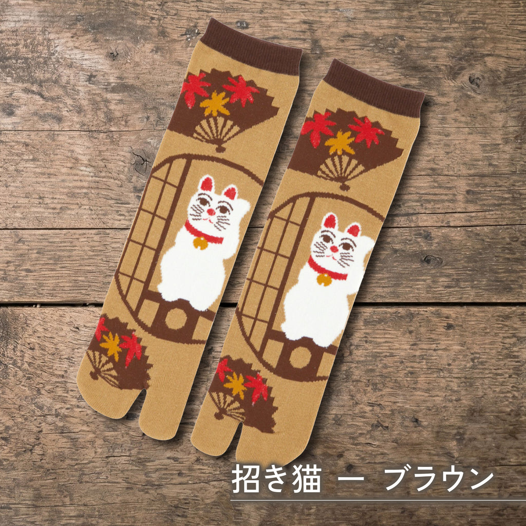 のレン 足袋ソックス 大人サイズ / フリーサイズ 筒形靴下