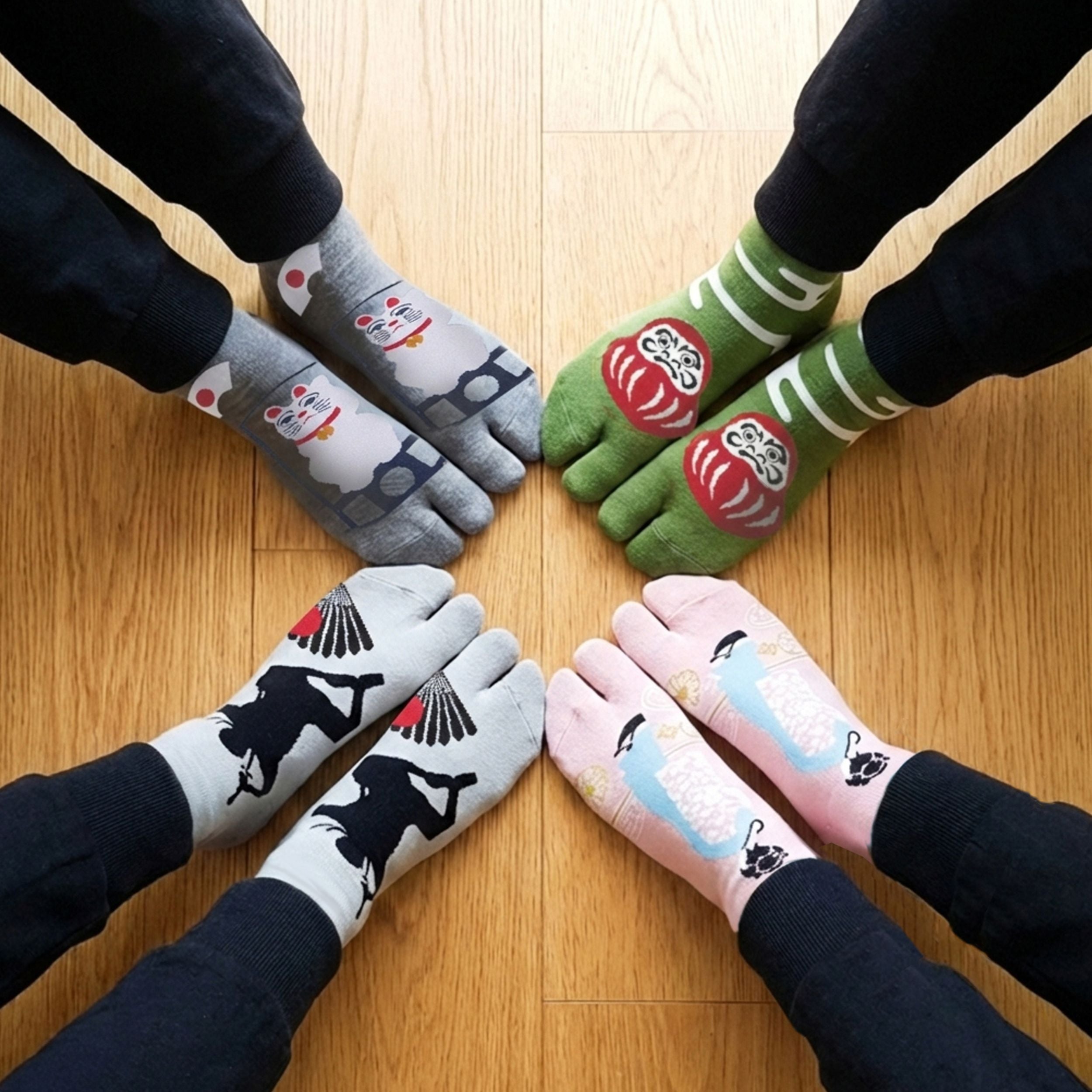 2点おまとめセット KING GNU LINE SOCKS 日本製 フリーサイズ 忍者 – NOREN JAPAN 公式通販