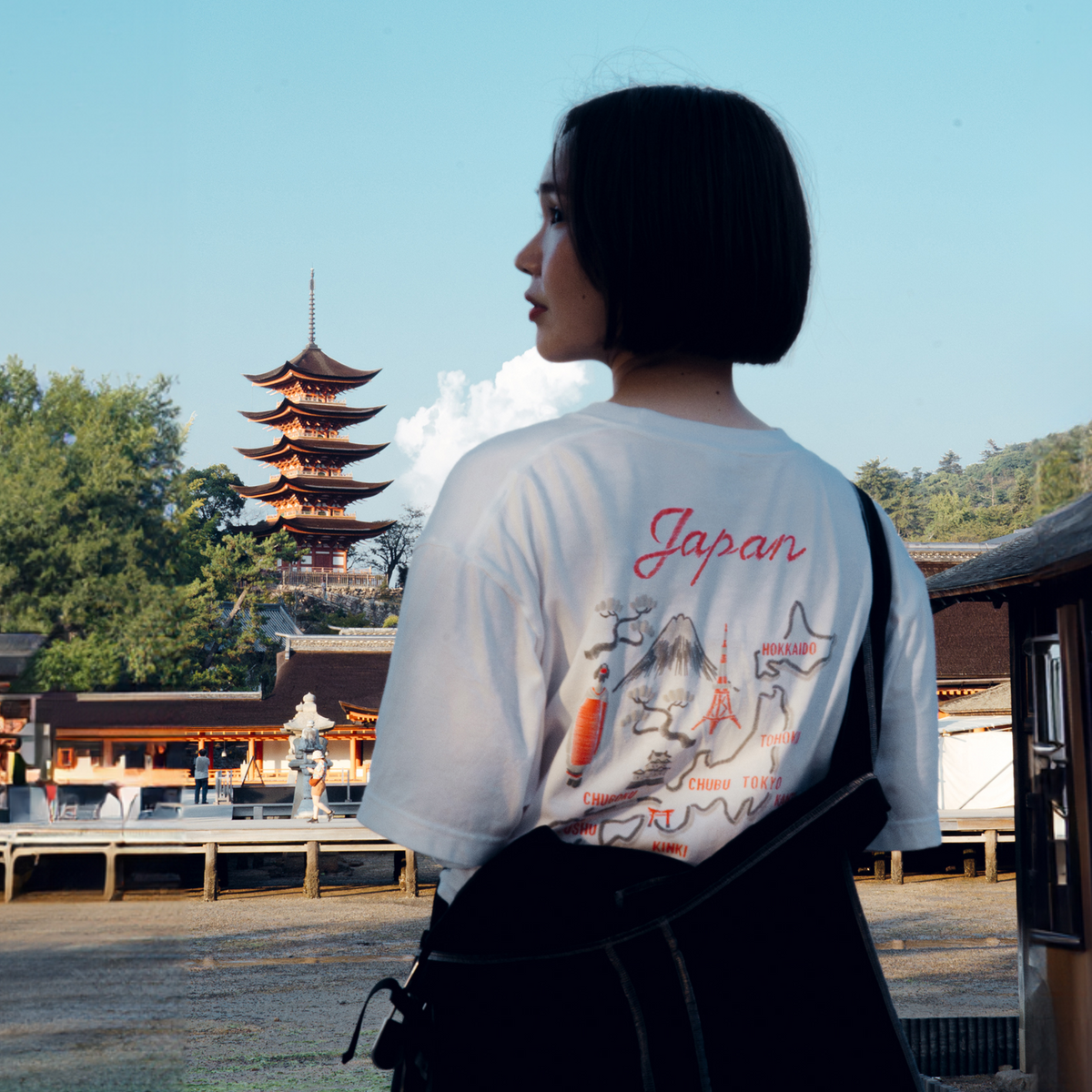 シジュウナナ JAPAN MAP Tシャツ ｜ M〜XL