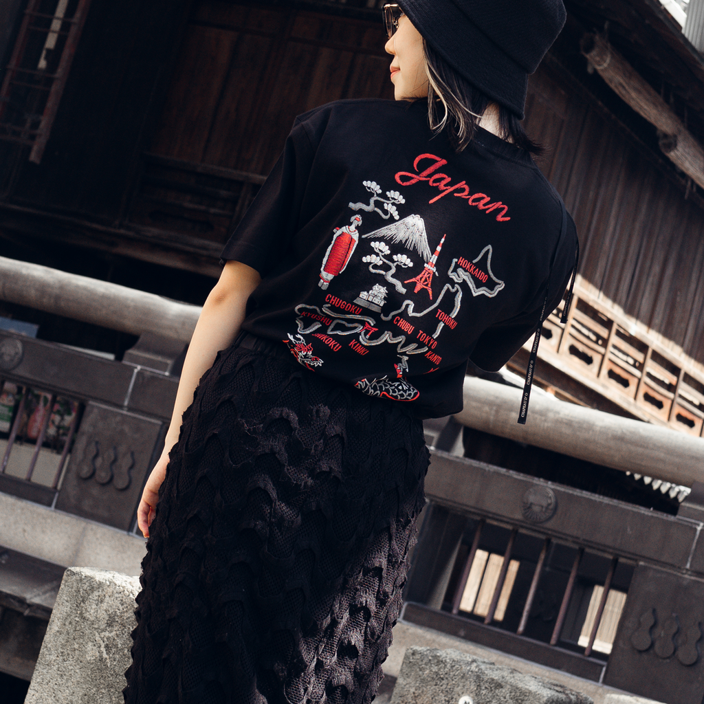 シジュウナナ JAPAN MAP Tシャツ ｜ M〜XL
