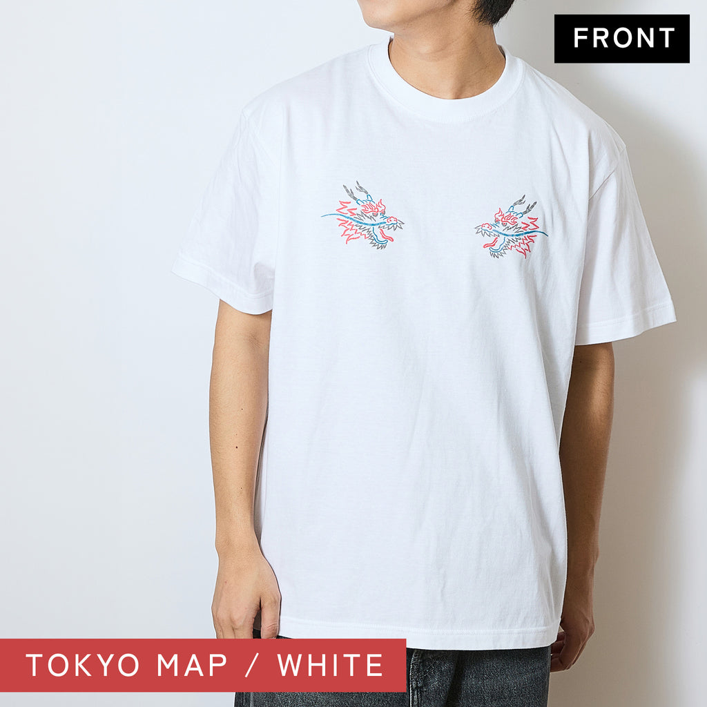 シジュウナナ TOKYO MAP Tシャツ ｜ M〜XL