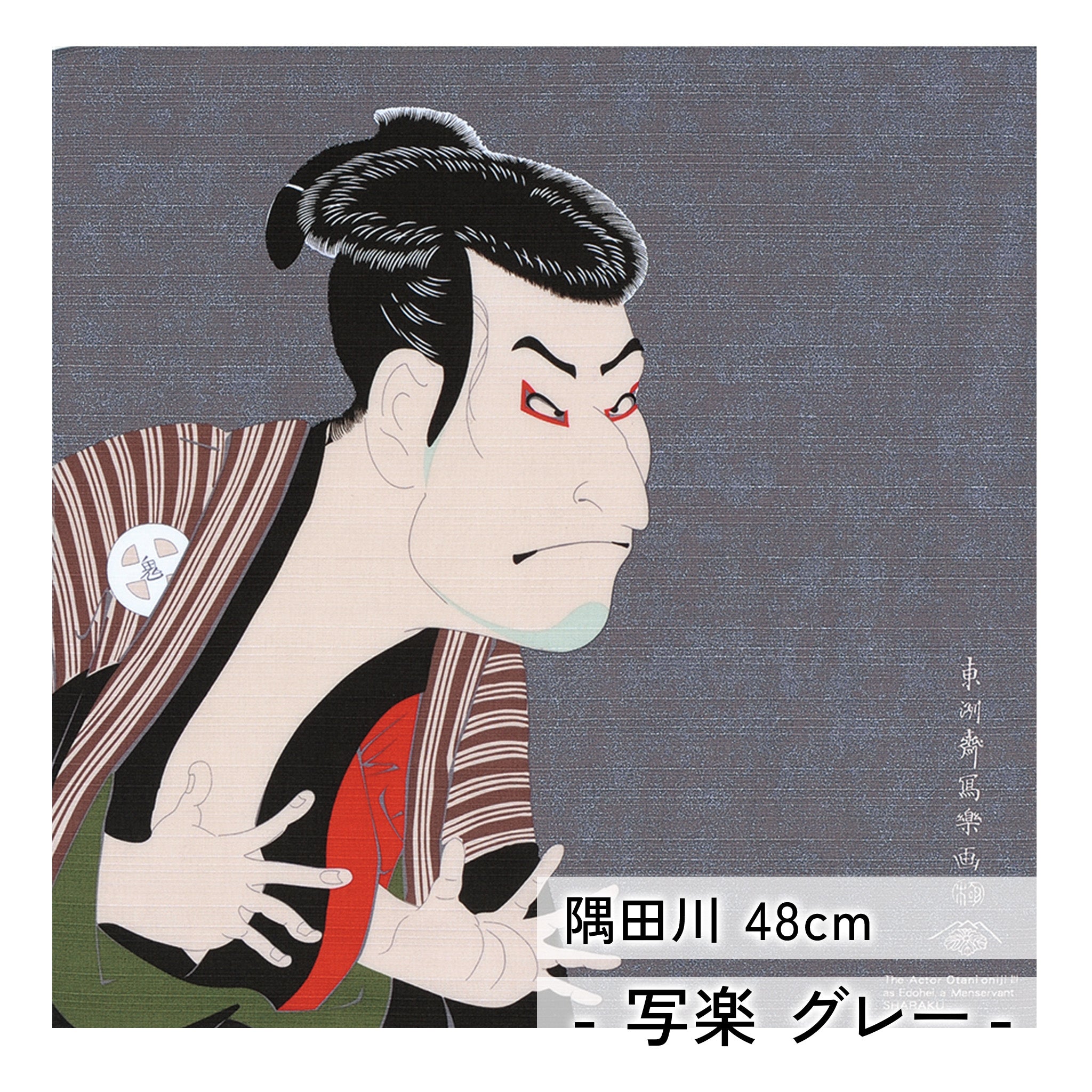 風呂敷 隅田川 48cm チーフ ( 尺三巾 ) 綿100%　